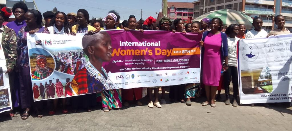 Dada Digital Initiative was privileged to partner with Kajiado County Government and other stakeholders in celebrating the IWD2023. The event was held at Ngong Catholic Church with women from Ngong.